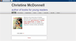 Desktop Screenshot of christinemcdonnell.com